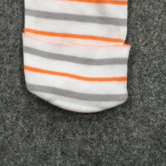 Wan-A-Beez Baby 0-6M Striped Sleep Gown Pajama Sleeper 100% Cotton - Picture 3 of 8